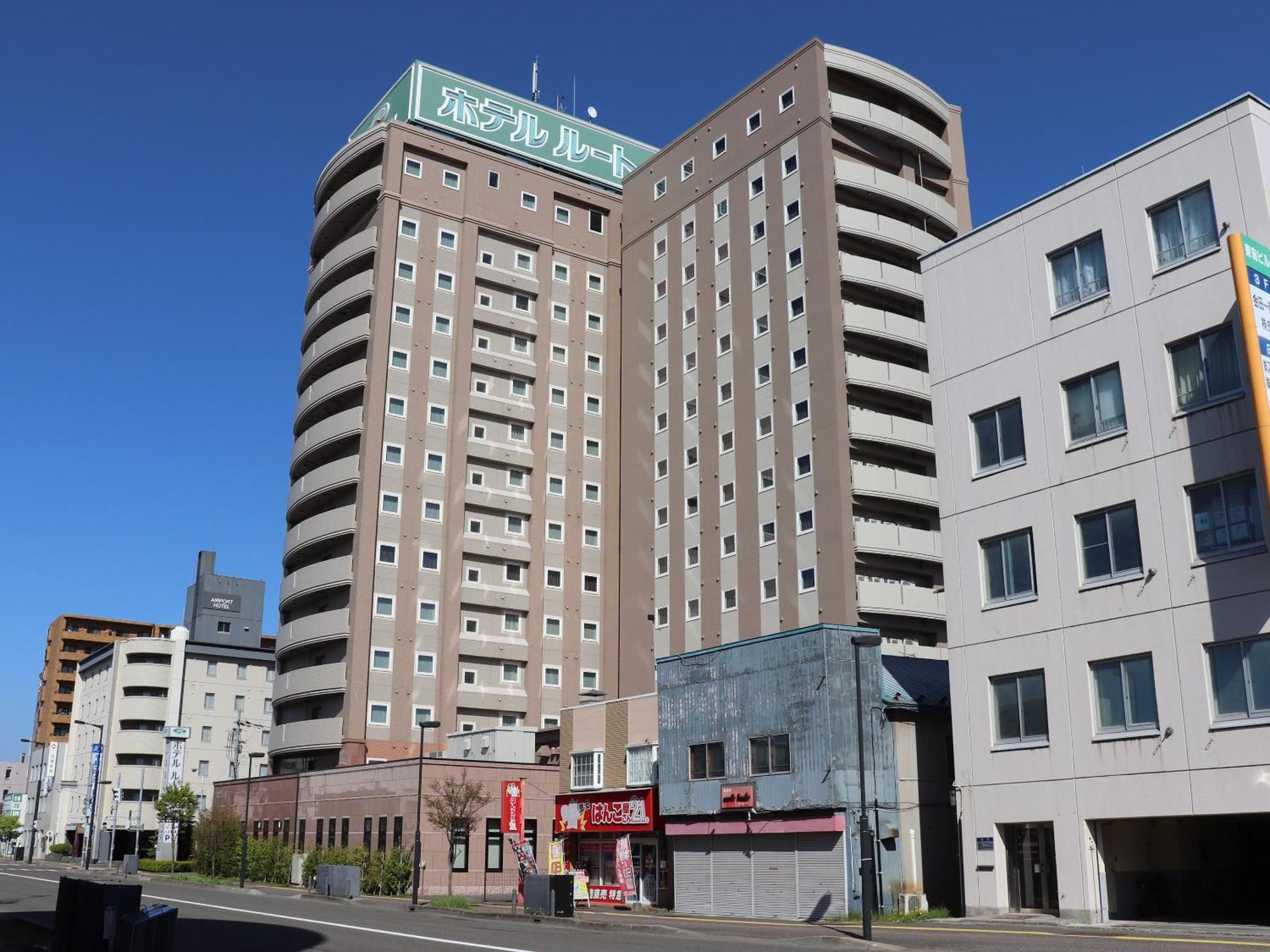Hotel Route-Inn Chitose Ekimae Exteriör bild